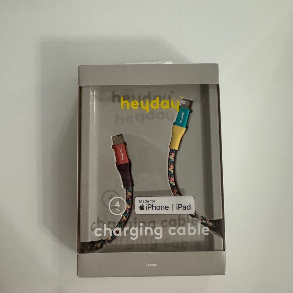 Heyday lighting to usb-c Cell Phone Charging Cable